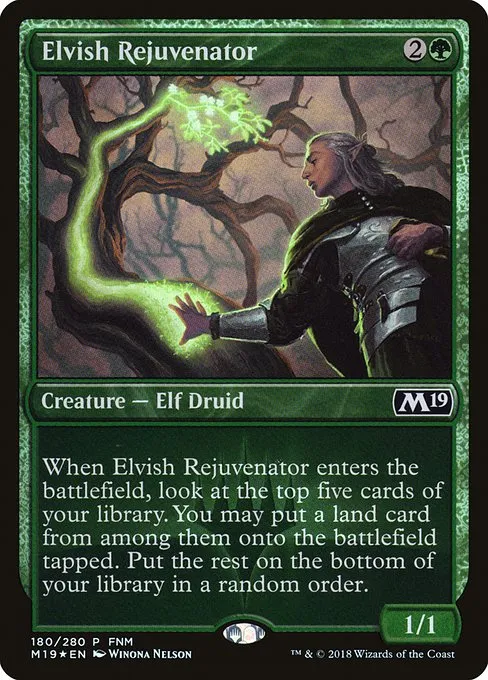 Elvish Rejuvenator · Core Set 2019 Promos 180/95
