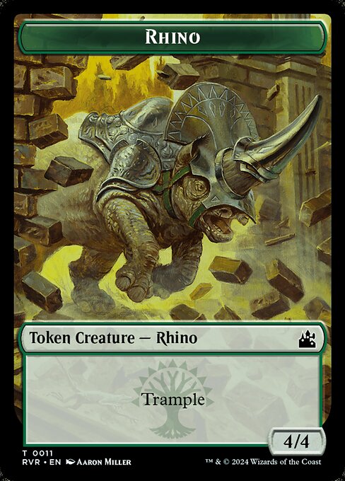 Rhino · Ravnica Remastered Tokens 11/20
