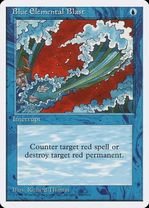 Blue Elemental Blast · Media and Collaboration Promos 1995-2/93