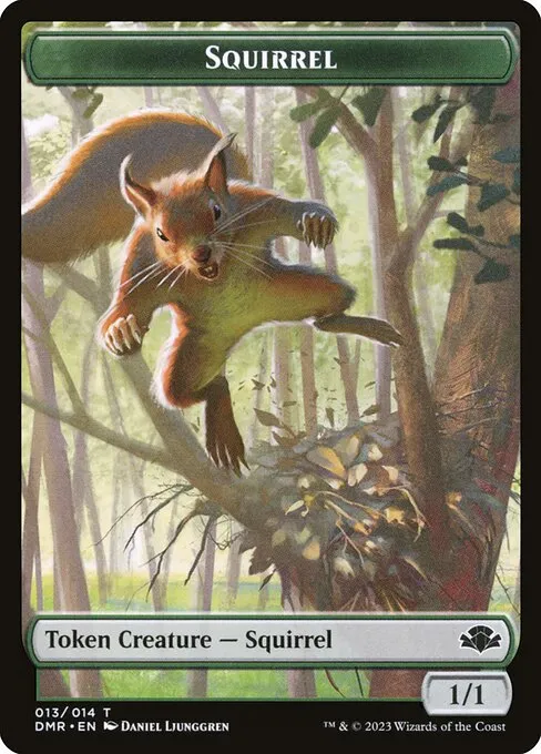 Squirrel · Dominaria Remastered Tokens 13/14