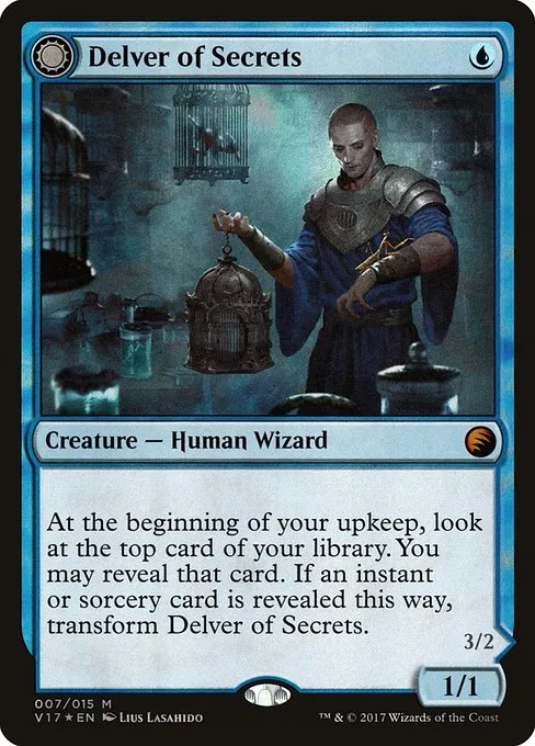 Delver of Secrets // Insectile Aberration · From the Vault: Transform 7/16