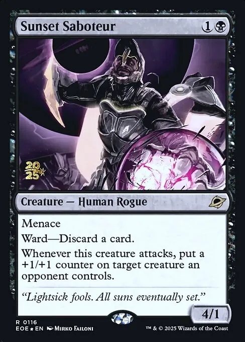 Sunset Saboteur · Edge of Eternities Promos 116s/160