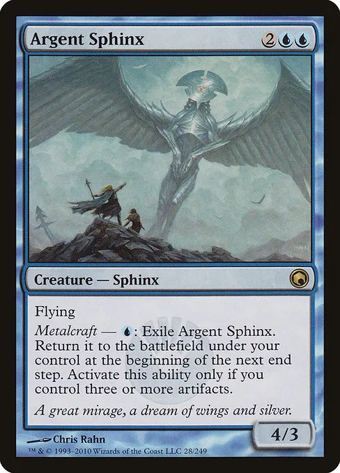 Argent Sphinx · Scars of Mirrodin 28/249