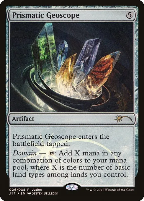Prismatic Geoscope · Judge Gift Cards 2017 6/9