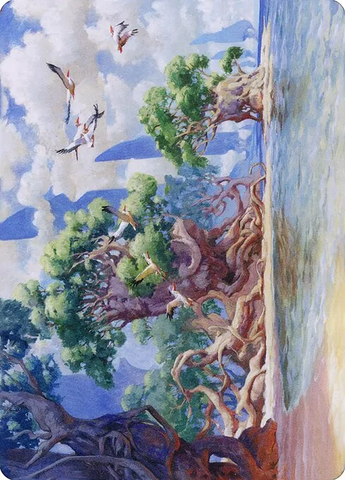 Yavimaya Coast // Yavimaya Coast · Dominaria United Art Series 61/81