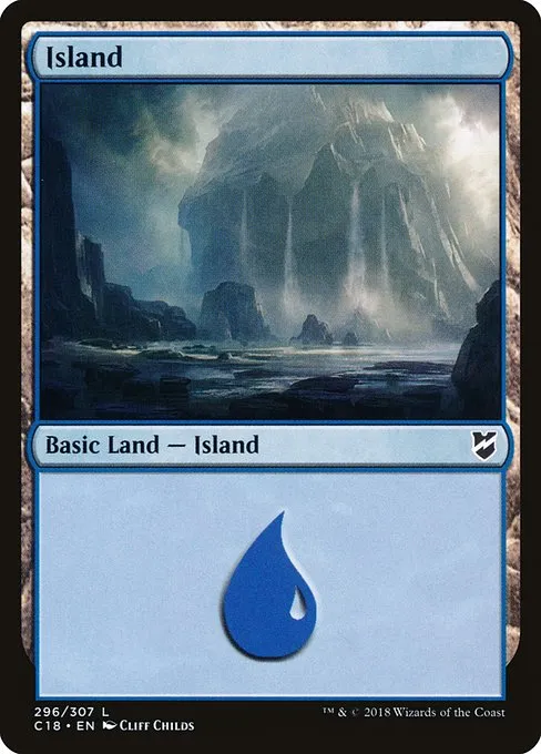 Island · Commander 2018 296/307