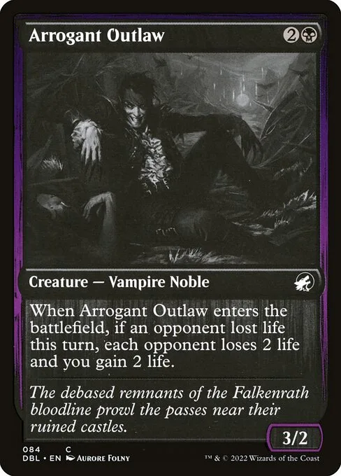 Arrogant Outlaw · Innistrad: Double Feature 84/535