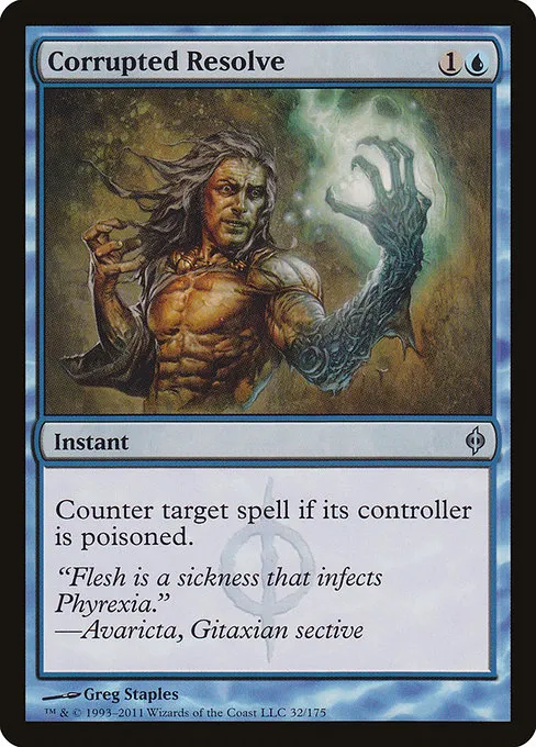 Corrupted Resolve · New Phyrexia 32/175