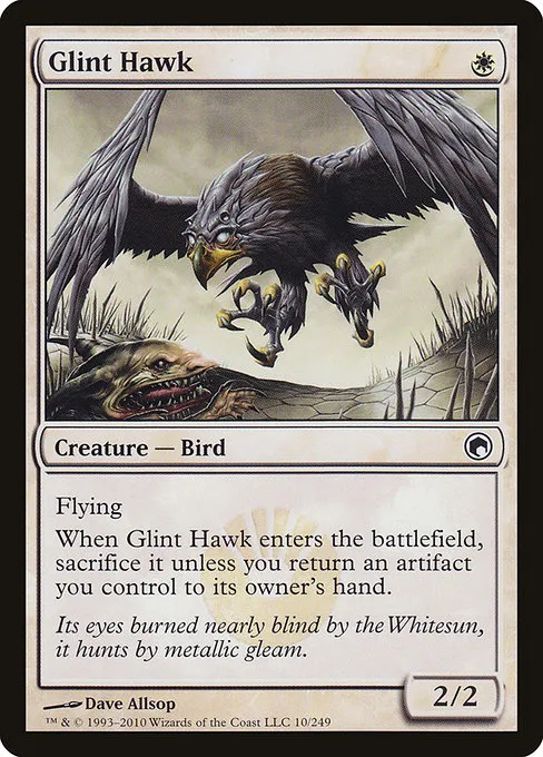 Glint Hawk · Scars of Mirrodin 10/249