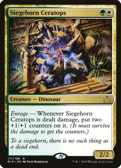 Siegehorn Ceratops · Rivals of Ixalan Promos 171p/98