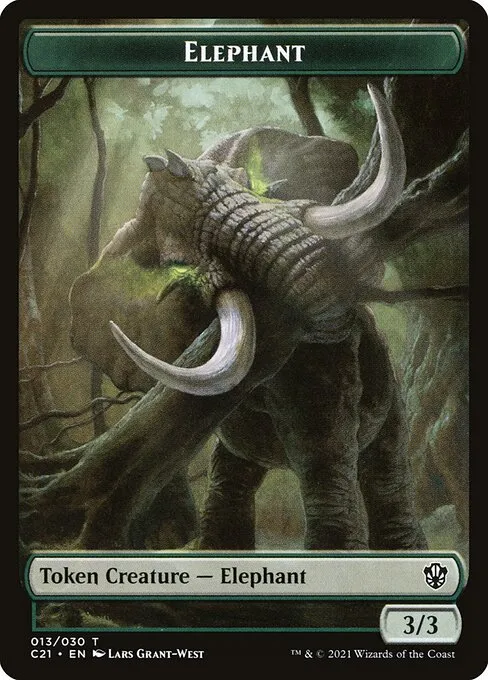 Elephant · Commander 2021 Tokens 13/30