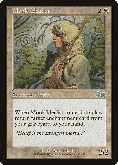 Monk Idealist · Urza's Saga 20/357