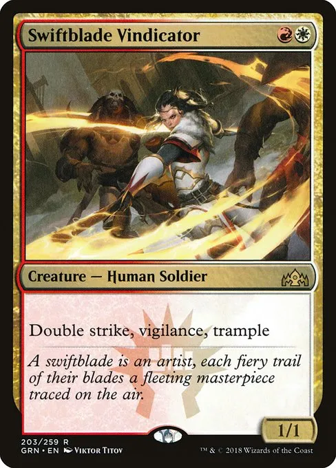 Swiftblade Vindicator · Guilds of Ravnica 203/273
