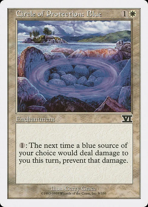 Circle of Protection: Blue · Classic Sixth Edition 9/351