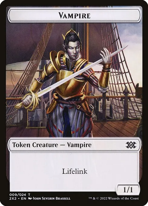 Vampire · Double Masters 2022 Tokens 9/24