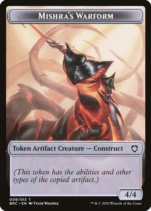 Mishra's Warform · The Brothers' War Commander Tokens 9/14