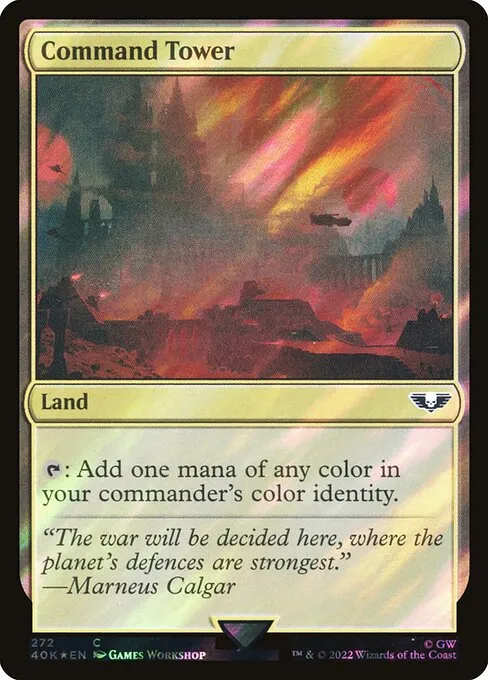 Command Tower · Warhammer 40,000 Commander 272★/617