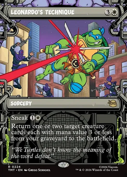 Leonardo's Technique · Teenage Mutant Ninja Turtles 224/320