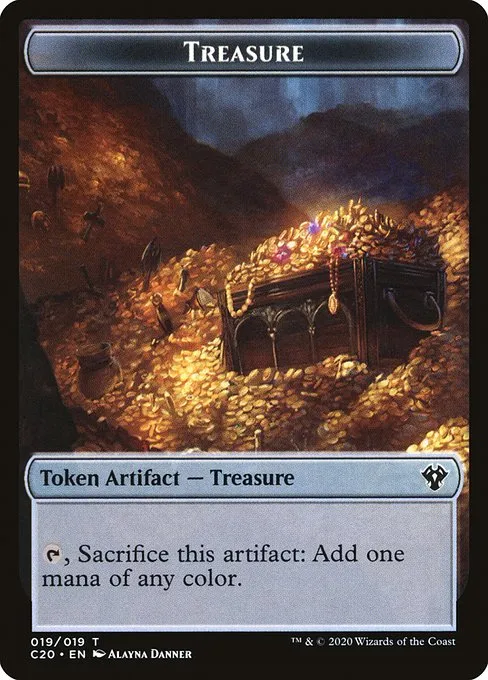 Treasure · Commander 2020 Tokens 19/20