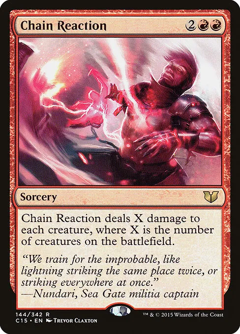Chain Reaction · Commander 2015 144/342