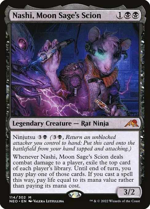 Nashi, Moon Sage's Scion · Kamigawa: Neon Dynasty 114/531