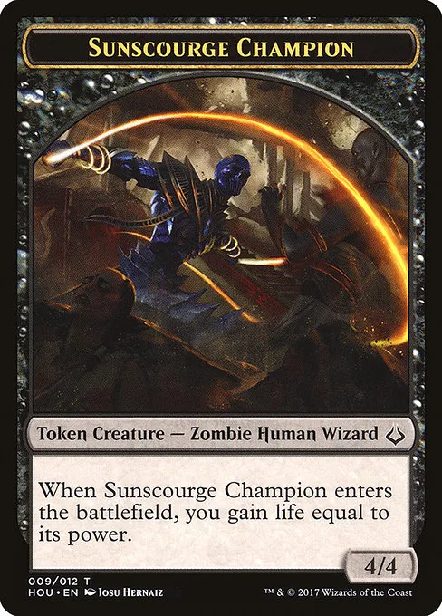 Sunscourge Champion · Hour of Devastation Tokens 9/13