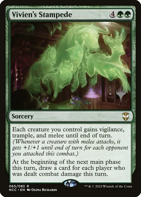 Vivien's Stampede · New Capenna Commander Promos 65p/75