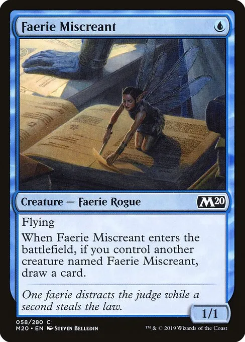 Faerie Miscreant · Core Set 2020 58/346