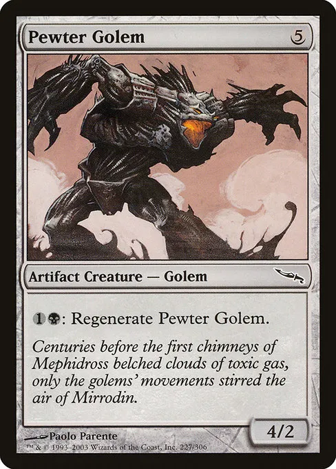 Pewter Golem · Mirrodin 227/306