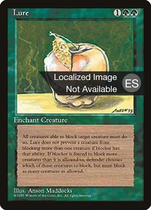 Lure · Fourth Edition Foreign Black Border 262/378