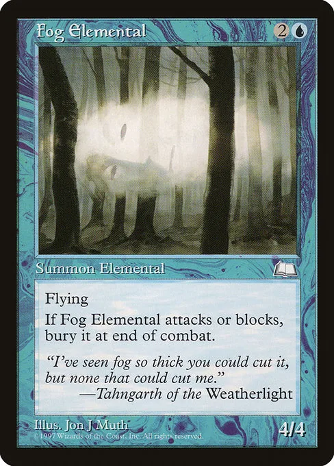 Fog Elemental · Weatherlight 40/167
