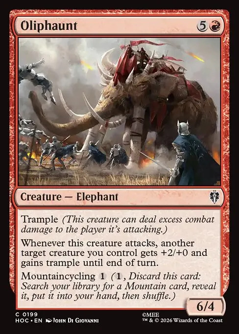 Oliphaunt · The Hobbit Commander 199/7
