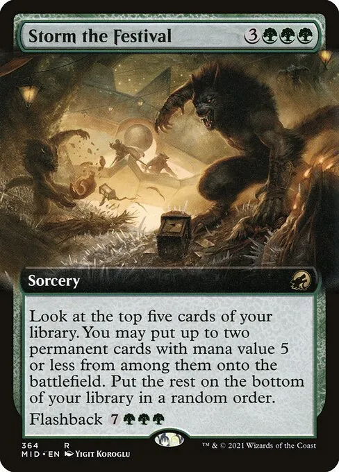 Storm the Festival · Innistrad: Midnight Hunt 364/399