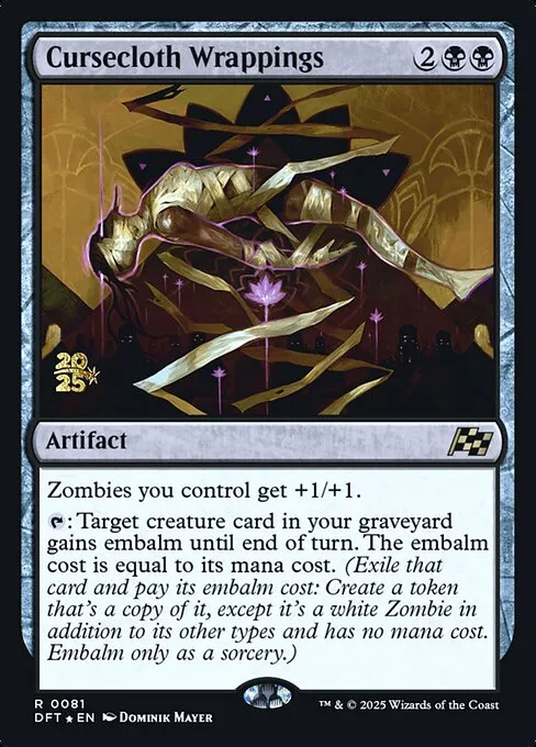 Cursecloth Wrappings · Aetherdrift Promos 81s/160