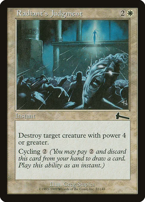 Radiant's Judgment · Urza's Legacy 22/143