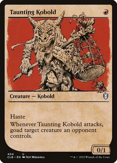 Taunting Kobold · Commander Legends: Battle for Baldur's Gate 404/936
