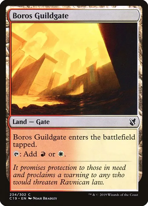 Boros Guildgate · Commander 2019 234/302