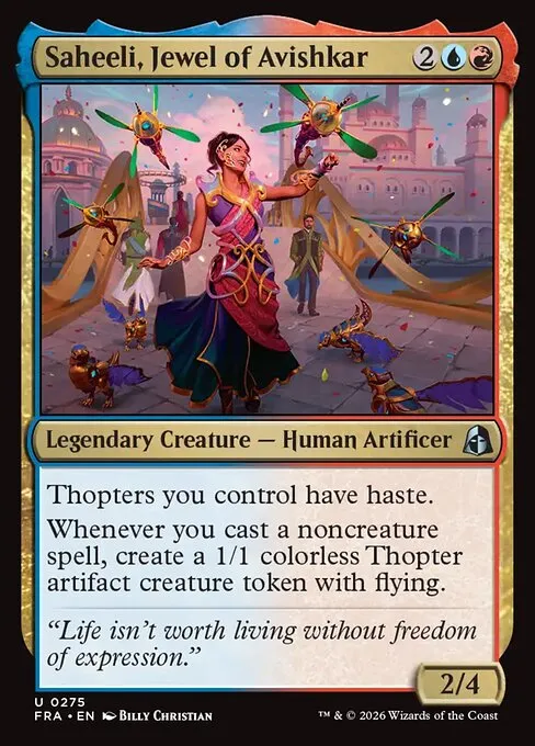 Saheeli, Jewel of Avishkar · Reality Fracture 275/7