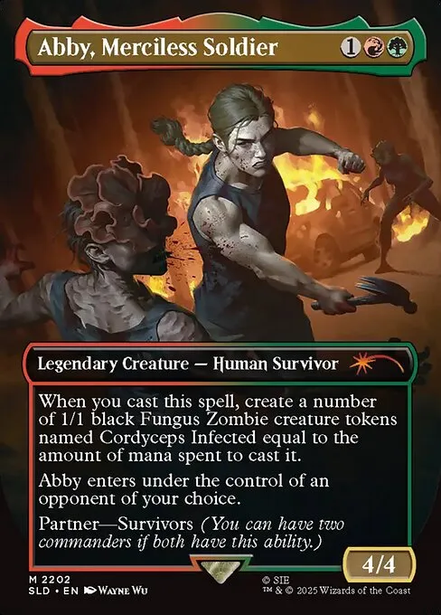 Abby, Merciless Soldier · Secret Lair Drop 2202/2547