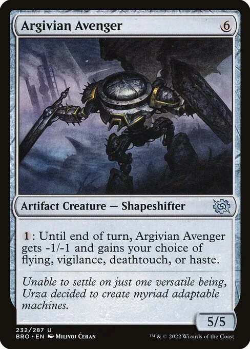 Argivian Avenger · The Brothers' War 232/399
