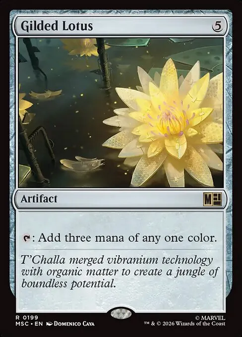 Gilded Lotus · Marvel Super Heroes Commander 199/9