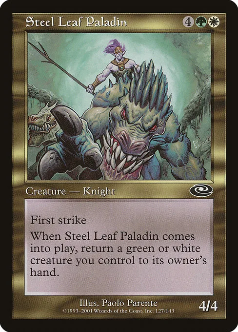 Steel Leaf Paladin · Planeshift 127/146