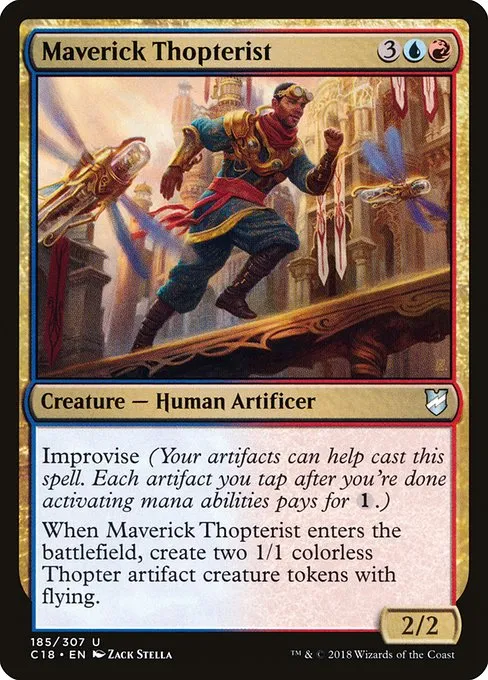 Maverick Thopterist · Commander 2018 185/307