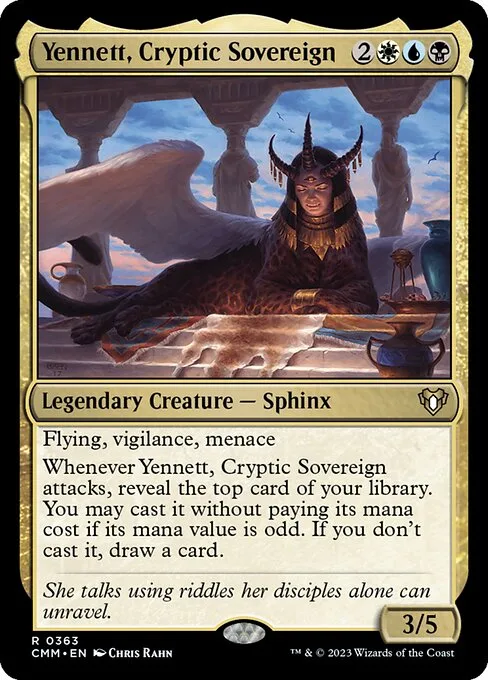Yennett, Cryptic Sovereign · Commander Masters 363/1067