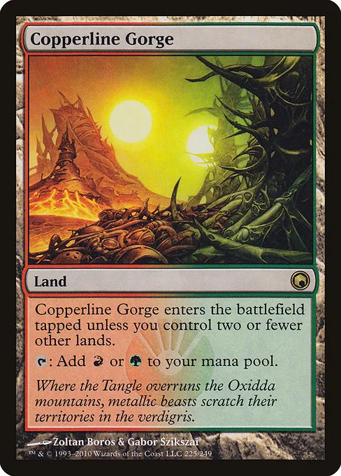 Copperline Gorge · Scars of Mirrodin 225/249