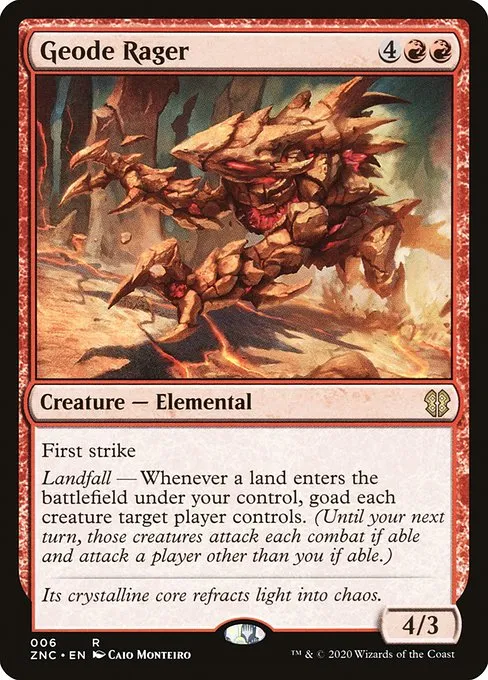 Geode Rager · Zendikar Rising Commander 6/142