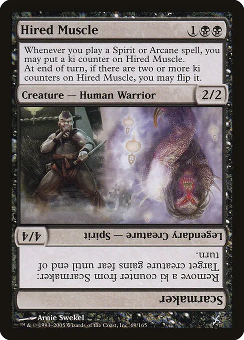 Hired Muscle // Scarmaker · Betrayers of Kamigawa 69/165