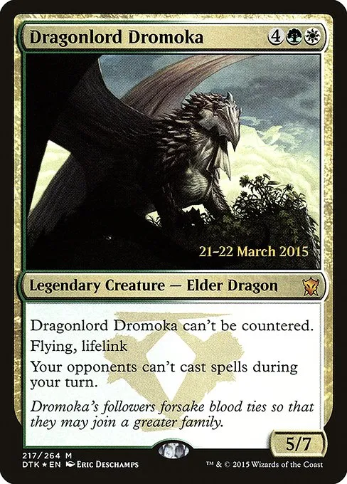 Dragonlord Dromoka · Dragons of Tarkir Promos 217s/51