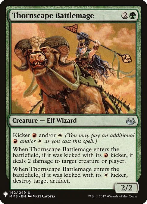 Thornscape Battlemage · The List MM3-142/5050