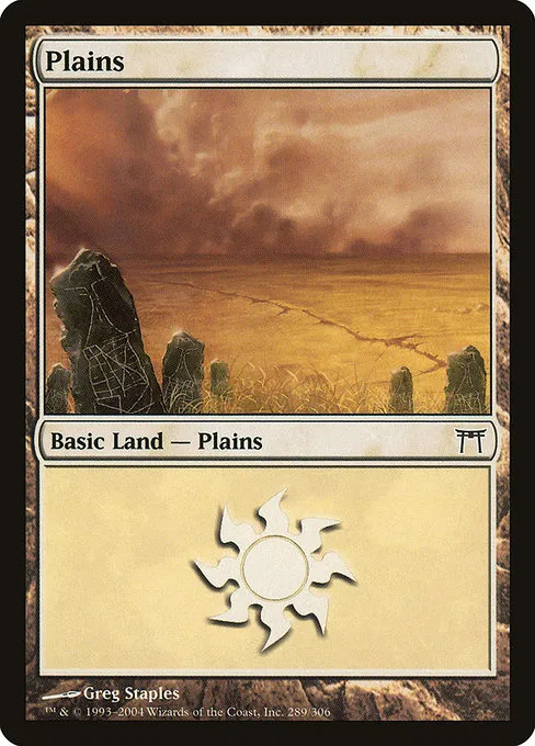 Plains · Champions of Kamigawa 289/307
